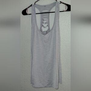 Betsey Johnson Performance Racerback Tank Top With Cutout Detail ~ Size Large